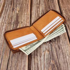 img 2 attached to 👝 Bifold Wallet: Premium Leather Men's Accessories for Wallets, Card Cases & Money Organizers