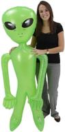 giant jumbo green alien inflate logo