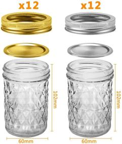  Bamboo Mason Jar Lids Regular Mouth Storage Canning Jar Lids,  CNVOILA 8 Pack Lids for Regular Mouth Mason Jar: Home & Kitchen