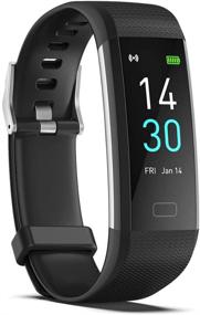 img 4 attached to Digimmi Smart Wristband Fitness Tracker: Heart Rate, Blood Pressure, Sleep, Step Counter & More. IP68 Waterproof Watch for Women & Men.