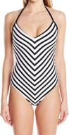 👙 swirlin blanca women's halter swimsuit - women's clothing logo