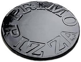 img 1 attached to 🍕 Примо 338 Глазурованный каменный для выпечки пиццы из порцеляновой плиты для Primo Oval XL или гриля Kamado
