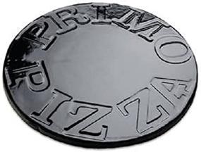 img 2 attached to 🍕 Примо 338 Глазурованный каменный для выпечки пиццы из порцеляновой плиты для Primo Oval XL или гриля Kamado