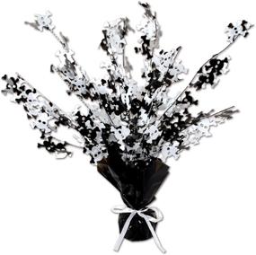 img 1 attached to Beistle 57929 Skull Crossbones Centerpiece