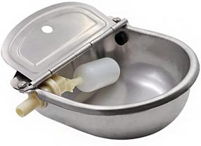 img 4 attached to 🐾 Tbrand Stainless Steel Automatic Animal Waterer Bowl with 1/2 Float Valve - Ideal for Horses, Goats, Pigs, Dogs, and More