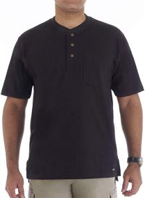 img 1 attached to Smiths Workwear Short Sleeve Henley Men's Clothing in Shirts