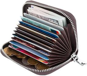 img 3 attached to AGBIADD Women's Leather Handbags & Wallets: Stylish Credit Holder with RFID Blocking Technology