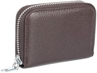 agbiadd women's leather handbags & wallets: stylish credit holder with rfid blocking technology logo