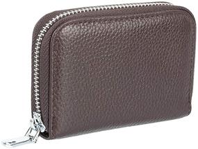 img 4 attached to AGBIADD Women's Leather Handbags & Wallets: Stylish Credit Holder with RFID Blocking Technology