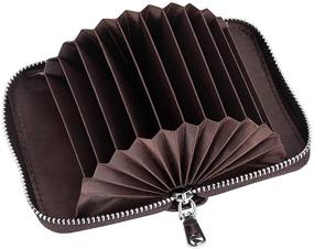 img 2 attached to AGBIADD Women's Leather Handbags & Wallets: Stylish Credit Holder with RFID Blocking Technology