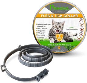 img 4 attached to 🐱 Primova Flea and Tick Cat Collar with Flea Comb: Adjustable, Waterproof, Naturally Formulated with Essential Oil for Kittens