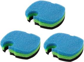 img 1 attached to 🐠 AQUANEAT 9-Pack Replacement Aquarium Canister Filter Pads for SUNSUN HW-304B/404B/704B/3000 CF500 Filter - Bio Sponges Compatible