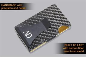 img 3 attached to 💼 Men's Carbon Fiber Minimal Wallets