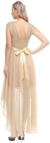 img 3 attached to 👰 BeryLove Vintage Chiffon Wedding Dress: Stunning 35PinkM Women's Clothing for a Classic Beauty