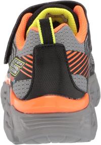 img 2 attached to Skechers TECH Grip Sneaker Charcoal Multi Boys' Shoes in Sneakers