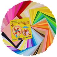 🎨 craft with creativity: onepine 50 vivid colors 200 sheets origami paper for diy arts and crafts - 6x6 inch square fold paper logo