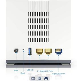 img 3 attached to AX1500 WiFi 6 Router AX for Whole Home with Dual Band Wireless Mesh, 2 Gigabit Ethernet Ports 802.11ax, OFDMA, MU-MIMO, WDS, Adaptive QoS &amp; Parental Control