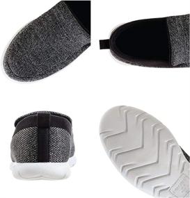 img 2 attached to 👟 Stylish and Comfortable Isotoner Sport Moccasin in Charcoal Heather: Perfect for Active Lifestyle