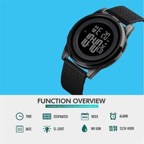 img 3 attached to ⌚ YUINK Ультратонкие цифровые спортивные часы: Водонепроницаемые наручные часы из нержавеющей стали в стиле фэшн для мужчин и женщин