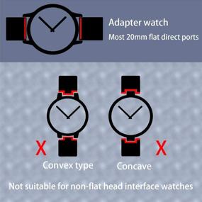 img 1 attached to 🔧 Hima Silicone Replacement Release for Men's Watches