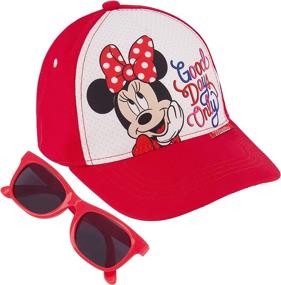 img 4 attached to Adorable Disney Minnie Mouse Kids Cap for Girls 2-7: Toddler Baseball Hat