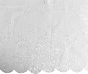 img 1 attached to 🍽️ Enhance Your Dining Experience with HOME BEYOND Polyester Tablecloth Embossed