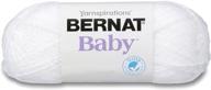 💫 white bernat baby sparkle yarn - 1.5oz single ball (16303636576) logo