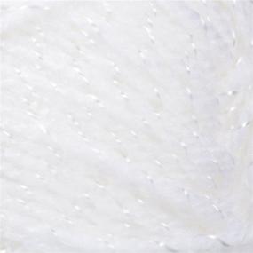 img 1 attached to 💫 White Bernat Baby Sparkle Yarn - 1.5oz Single Ball (16303636576)