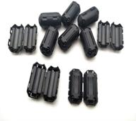 gfortun - 10pcs black ferrite core ring filter cable clip clamp uf70b for 7mm inner diameter cable - rfi emi noise suppressor logo