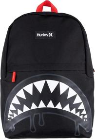 img 4 attached to Hurley Boys Backpack Black Shark Backpacks