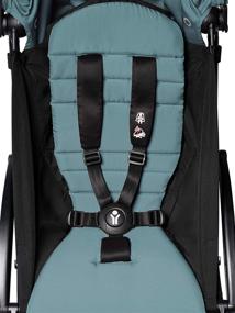 img 1 attached to 👶 BABYZEN YOYO2 6+ Stroller - Aqua Seat Cushion & Canopy, White Frame