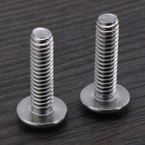 img 1 attached to Truss Machine Screws Stainless Phillips: Reliable Fasteners for a Wide Range of Applications