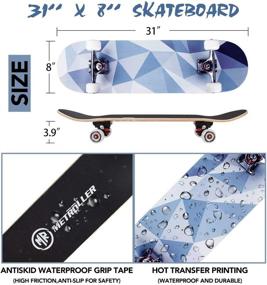 img 2 attached to 🛹 METROLLER Complete Standard Skateboard | Enhanced for Optimal Performance