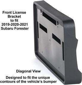 img 3 attached to 🚗 C&C CarWorx Front License Plate Bracket Mount for 2019-2021 Subaru Forester