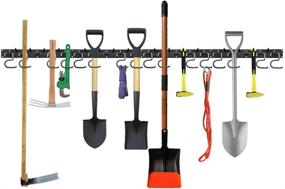 img 4 attached to 🔧 Enhance Garage Organization with 64 Inch Wall Mount Tool Organizer