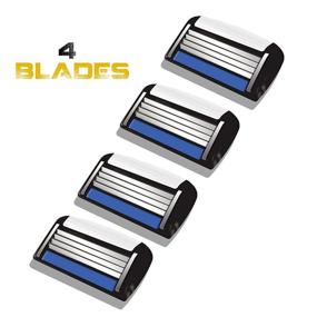 img 2 attached to 🪒 Upgrade Your Shaving Game with HeadBlade Men's HB4 Refill Shaving Razor Blades (4 Blades)