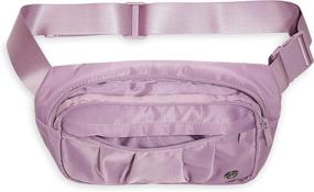 img 3 attached to 🏃 Gaiam Fanny Pack Running Belt Bag - Out & About Waist Pack: Cell Phone Holder, Workout Pouch & More