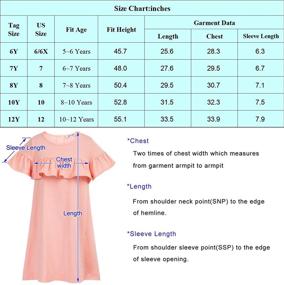 img 1 attached to 👗 Comfortable and Stylish: GRACE KARIN Skinfriendly Cotton Skater Girls' Clothing