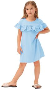 img 2 attached to 👗 Comfortable and Stylish: GRACE KARIN Skinfriendly Cotton Skater Girls' Clothing