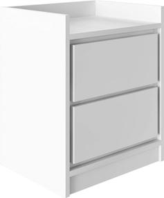 img 3 attached to 🛏️ Stylish and Functional Boyd Sleep Adagio Nightstand in White - A Perfect Addition to Your Bedroom Décor