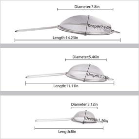 img 3 attached to Strainer Strainers Premium Quality Kitchen