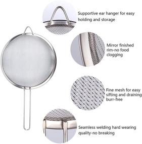 img 2 attached to Strainer Strainers Premium Quality Kitchen