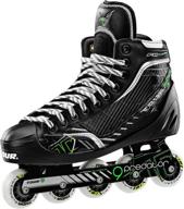 tour adult fb-lg72 black/green inline goalie skates for enhanced seo logo