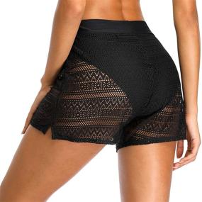 img 1 attached to ATTRACO Womens Waistband Shorts Swimsuit Women's Clothing for Swimsuits & Cover Ups