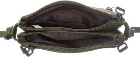 img 1 attached to 👜 Crossbody Wallet with Triple Pockets - Women's Handbags & Wallets