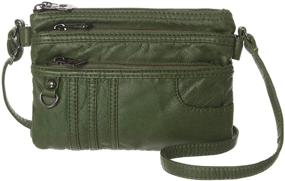 img 4 attached to 👜 Crossbody Wallet with Triple Pockets - Women's Handbags & Wallets