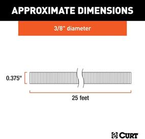 img 3 attached to CURT 59825 Convoluted Slit Tubing