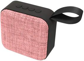 img 4 attached to Tourister Square Fabric Bluetooth Speaker Portable Audio & Video