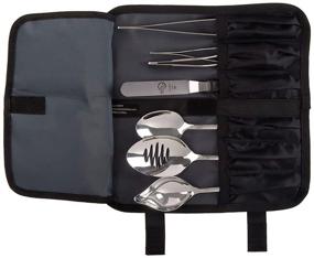 img 4 attached to 🔪 Mercer Culinary 8 Piece Professional Chef Plating Kit - Black Stainless Steel, High-Quality Tools