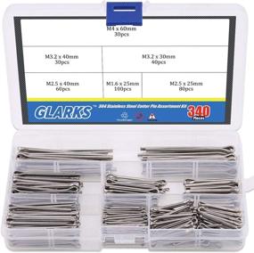 img 4 attached to 🔧 Stainless Steel Assortment Automotive Kit - Glarks 340 Pieces